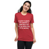 I hate it when I'm singing a song and the artist gets the words wrong. - Unisex Triblend Short Sleeve T-Shirt Funny quotes 7826649