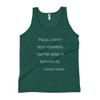 Folks, I don't trust children. They're here to replace us. - Stephen Colbert - Unisex Soft Tri-Blend Tank Funny quotes 7832767