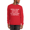Seeing a spider in my room isn't scary. It's scary when it disappears. - Ultra Cotton Long Sleeve T-Shirt Funny quotes 7819589