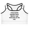 tried being normal once. Worst two minutes of my life. - Sports Bra Funny quotes 7833330
