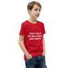 Don't give up on your dreams. keep sleeping. - Youth Short Sleeve Tee Funny quotes 7834355