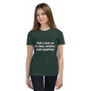 Don't give up on your dreams. keep sleeping. - Youth Short Sleeve Tee Funny quotes 7834355