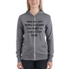 Hang out with people who make you forget to look at your phone. - Unisex Triblend Lightweight Zip Hoodie Motivational quotes 7833239