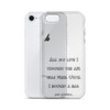 All my life I thought the air was free. Until I bought a bag of chips. - iPhone Case Funny quotes 7834139