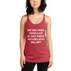 Are you really living a life or just paying the bills until you die? - Ladies Triblend Racerback Tank Funny quotes 7832880