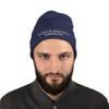 There is beauty in simplicity. - Knit Beanie 12" Funny quotes 7832634