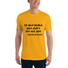 He who laughs last didn't get the joke - Charles de Gaulle - Fitted Long Sleeve Crew Funny quotes 7832698