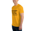 He who laughs last didn't get the joke - Charles de Gaulle - Fitted Long Sleeve Crew Funny quotes 7832698