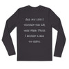 All my life I thought the air was free. Until I bought a bag of chips. - Fitted Long Sleeve Crew Funny quotes 7822186