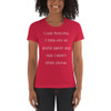 I like rumors. I find out so much about me that I didn't even know. - Ladies' The Boyfriend Tee Funny quotes 7822308