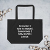 Of curse, I talk to myself. Sometimes I need expert advice. - Organic Cotton Large Tote Funny quotes 7841227