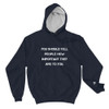 You should tell people how important they are to you. - Cotton Max Hoodie Motivational quotes 7837148