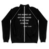 The secret of getting ahead is getting started. - Mark Twain - Piped Fleece Jacket Motivational quotes 7838281