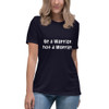 Be a Warrior, not a Worrier. - Women's Relaxed Short Sleeve Jersey Tee Funny quotes 7838782