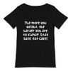 The more you weight, the harder you are to kidnap. Stay safe, eat cake! - Raw Neck Tee Funny quotes 7836842