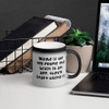 Maybe if we tell people the brain is an app, they'll start using it. - Matte Black Magic Mug Funny quotes 7838562