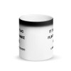 It takes two flints to make a fire. - Louisa May Alcott - Matte Black Magic Mug Motivational quotes 7839568