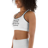 When you feel like quitting, think about why you started. - Sports Bra Motivational quotes 7839487