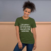 Life doesn't have any hands, but it can sure give you a slap sometimes. - Unisex Short Sleeve Jersey T-Shirt Funny quotes 7835478