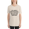 Life doesn't have any hands, but it can sure give you a slap sometimes. - Unisex Short Sleeve Jersey T-Shirt Funny quotes 7835478