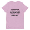 Life doesn't have any hands, but it can sure give you a slap sometimes. - Unisex Short Sleeve Jersey T-Shirt Funny quotes 7835478