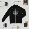 If you haven't tried, how will you ever know if there's any chance? - Jack Ma - Piped Fleece Jacket Motivational quotes 7838434