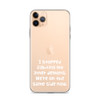 I stopped fighting my inner demons. We're on the same side now. - iPhone Case Funny quotes 7836456