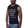 The secret of getting ahead is getting started. - Mark Twain - Muscle Tank Motivational quotes 7840005