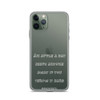 An apple a day keeps anyone away if you throw it hard enough. - iPhone Case Funny quotes 7835556