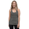 I wish travel therapy was covered by my health insurance. - Ladies' Triblend Racerback Tank Funny quotes 7835283