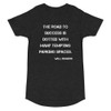 The road to success is dotted with many tempting parking spaces. - Will Rogers - Long Body Urban Tee Motivational quotes 7837357