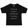 People say nothing is impossible. But I do nothing every day! - Heritage Jersey T-Shirt Funny quotes 7840873