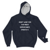 Don't wait for the right opportunity. Create it. - Cotton Max Hoodie Motivational quotes 7837279