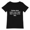 Follow your heart, but take your brain with you. - Raw Neck Tee Funny quotes 7836911