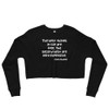 The best things in life are free. The second best are very expensive. - Coco Chanel - Women's Fleece Crop Sweatshirt Funny quotes 7835738