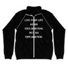 Live your life as an exclamation, not an explanation. - Piped Fleece Jacket Motivational quotes 7838355