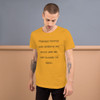 Friends: people who borrow my books and set wet glasses on them. - Unisex Short Sleeve Jersey T-Shirt Funny quotes 7840093