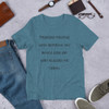 Friends: people who borrow my books and set wet glasses on them. - Unisex Short Sleeve Jersey T-Shirt Funny quotes 7840093