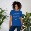 Friends: people who borrow my books and set wet glasses on them. - Unisex Short Sleeve Jersey T-Shirt Funny quotes 7840093
