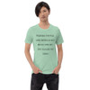Friends: people who borrow my books and set wet glasses on them. - Unisex Short Sleeve Jersey T-Shirt Funny quotes 7840093