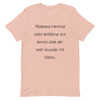 Friends: people who borrow my books and set wet glasses on them. - Unisex Short Sleeve Jersey T-Shirt Funny quotes 7840093