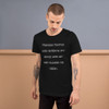 Friends: people who borrow my books and set wet glasses on them. - Unisex Short Sleeve Jersey T-Shirt Funny quotes 7840093