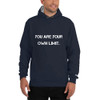 You are your own limit. - Cotton Max Hoodie Motivational quotes 7837192