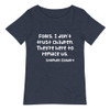 Folks, I don't trust children. They're here to replace us. - Stephen Colbert - Raw Neck Tee Funny quotes 7837777