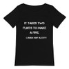 It takes two flints to make a fire. - Louisa May Alcott - Raw Neck Tee Motivational quotes 7838177