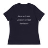 How do I feel without coffee? Depresso! - Women's Relaxed Short Sleeve Jersey Tee Funny quotes 7838741