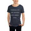 Overpack. It's why suitcases have wheels now. - Raw Neck Tee Funny quotes 7837363