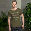 Overpack. It's why suitcases have wheels now. - Raw Neck Tee Funny quotes 7837363