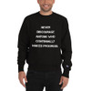 Never discourage anyone who continually makes progress. - Crewneck Sweatshirt Motivational quotes 7837134