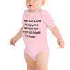 Trust that when the answer is no, there is a better yes down the road. - Baby Jersey Short Sleeve One Piece Motivational quotes 7835411